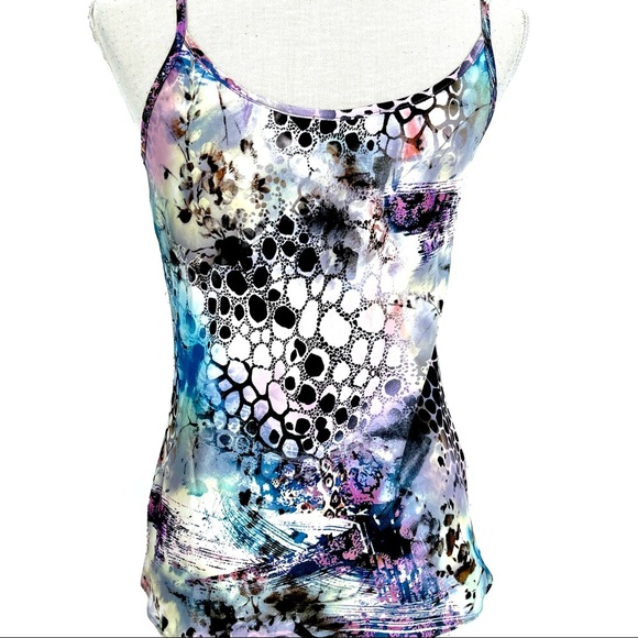 Ludde Multi color spaghetti strap Top